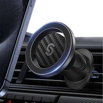 Magnetic Car Phone Holder — MagSafe Compatible, 360° Rotation